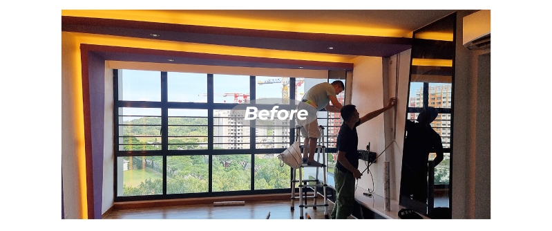 Create modern living room with Honpo wallpaper
